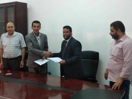 توقيع اتفاقية تعاون مشترك ما بين كلية الطب البشري ومديرية الإصحاح البيئي بالمنطقة الوسطى