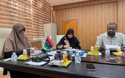 وكيل الشؤون العلمية بالكلية ضمن فريق المركز الوطني لضمان الجودة للتدقيق على كلية التربية مصراتة
