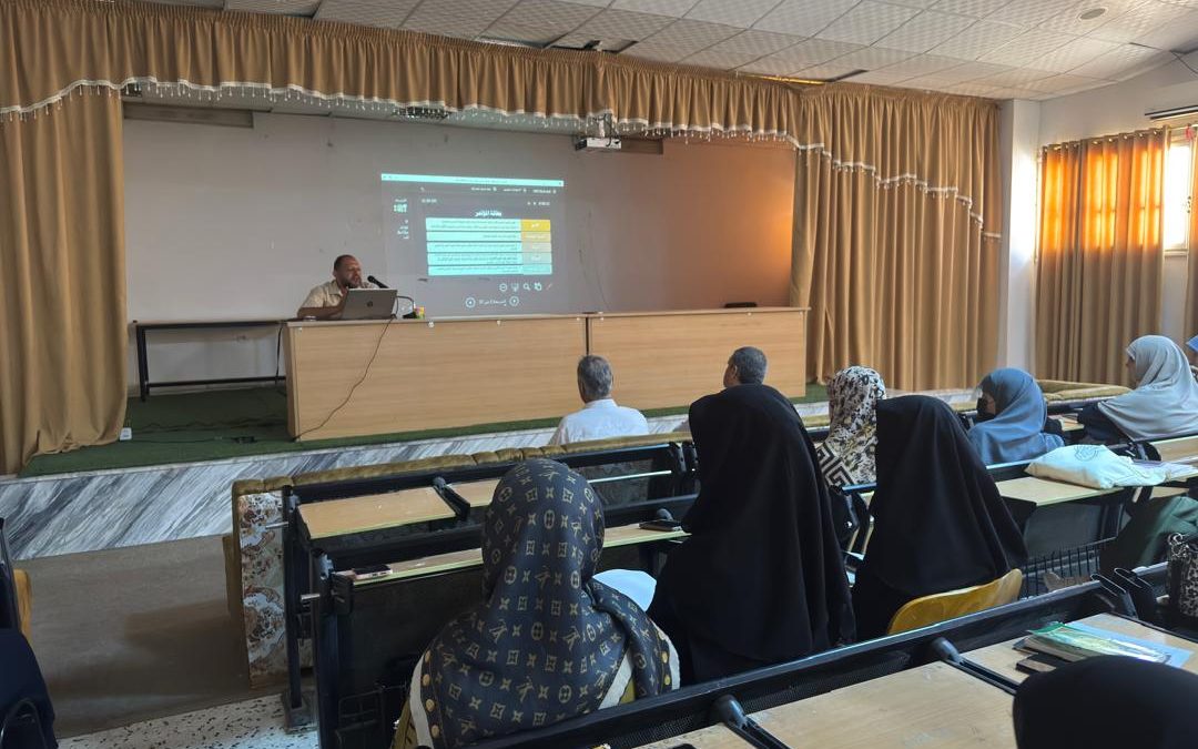 قسم الدراسات الإسلامية ينظم محاضرة حول المؤتمر الطلابي بالجامعة