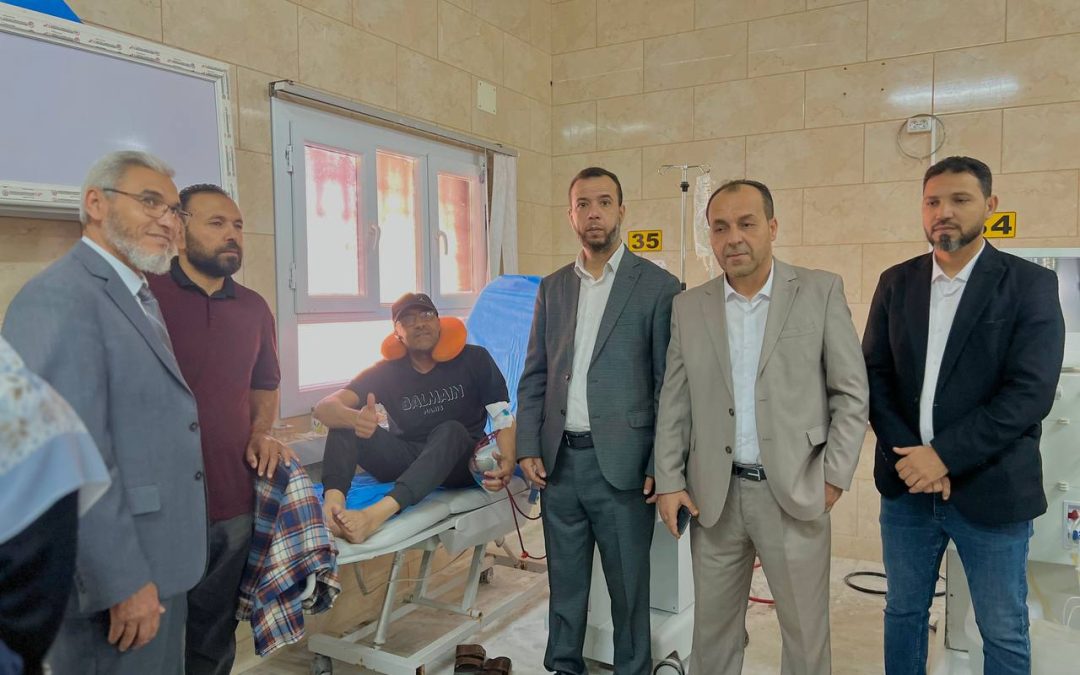 رحلة علمية وإنسانية لقسم التربية وعلم النفس إلى مركز غسيل الكُلى