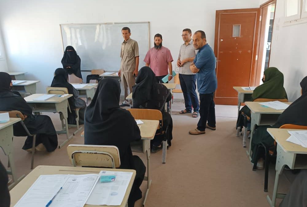 زيارة رئيس الجامعة لكلية الآداب