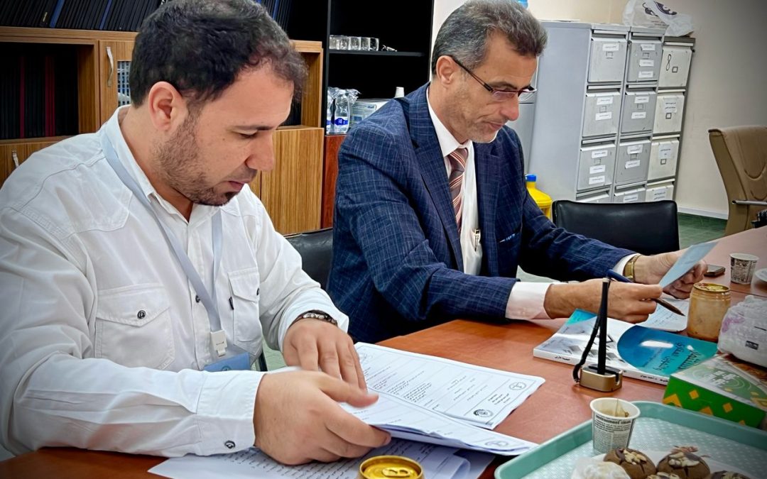 تستمر لليوم الثاني على التوالي زيارة فريق التدقيق المكلف من المركز الوطني لضمان جودة واعتماد المؤسسات التعليمية والتدريبية إلى كلية الاقتصاد والتجارة.