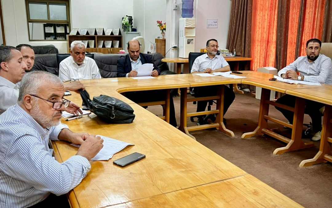 ** ورشة لعرض الخطة التنفيذية المنبثقة عن الخطة الاستراتيجية لكلية الاقتصاد والتجارة للعام 2027/2023م**