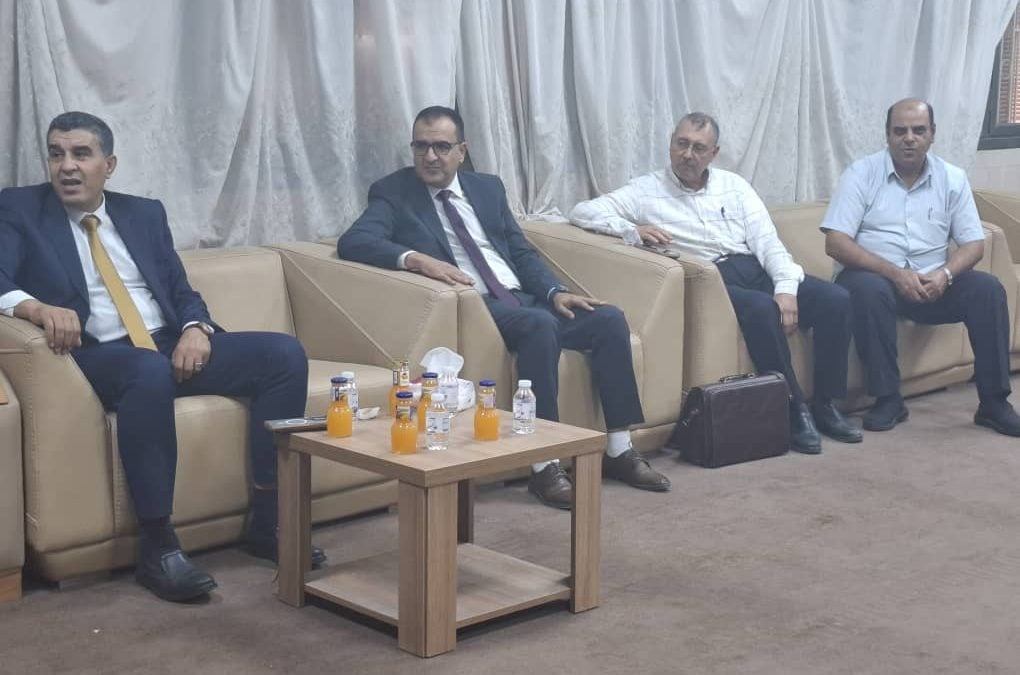 زيارة رسمية لمدير إدارة الدراسات العليا بوزارة التعليم العالي إلى الكلية