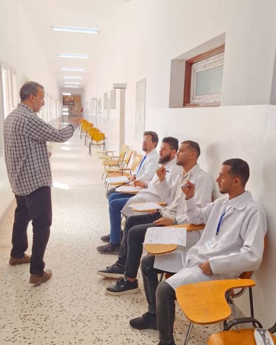 #متابعات اختتام امتحانات الدور الأول للسنة الرابعة الدفعة السادسة