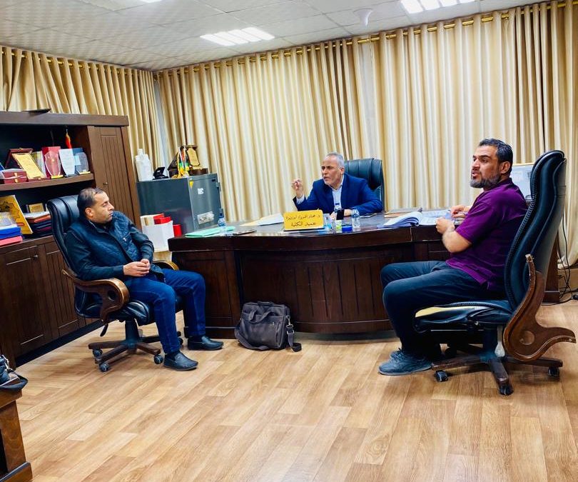 اجتماع لجنة المعادلة لمتابعة إجراءات المعادلات بالكلية.